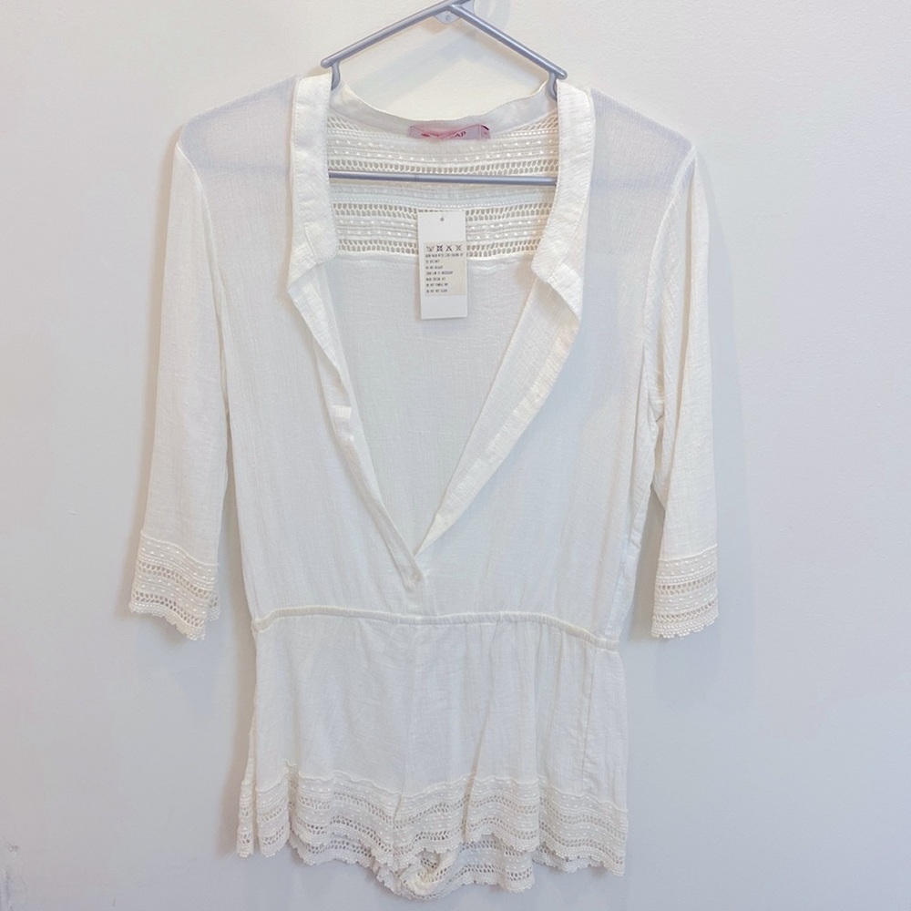 Beach coverup romper